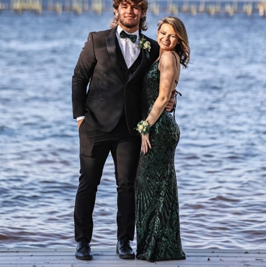 Green Sequin Dress Size 0-2